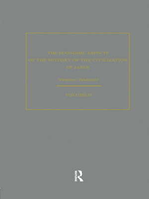 cover image of The Economic Aspects of the History of the Civilization of Japan